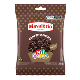 Confeito Figura Coração - Sabor Chocolate - 120g - Mavalério