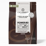 Chocolate Power 80 Amargo 80% - 2,5Kg - Callebaut