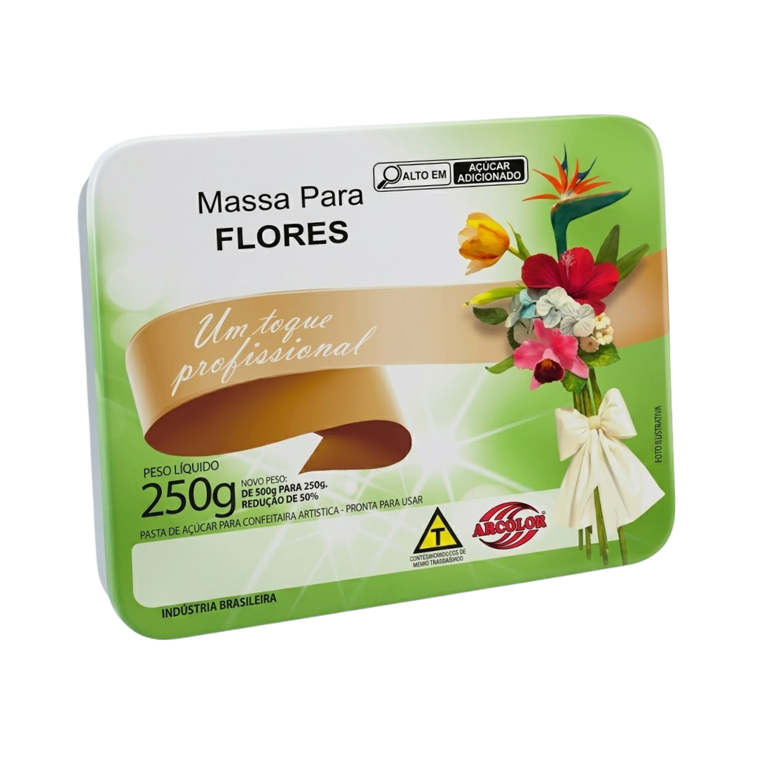 Massa Para Flores Branca - 250g - Arcolor