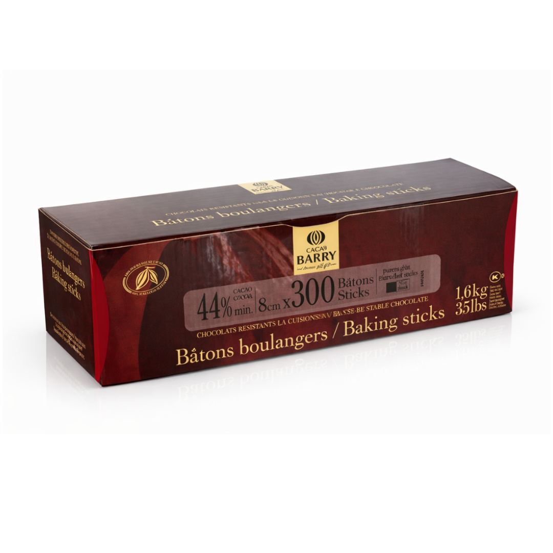 Bâtons Boulanger Chocolate Amargo 1,6Kg - Cacao Barry