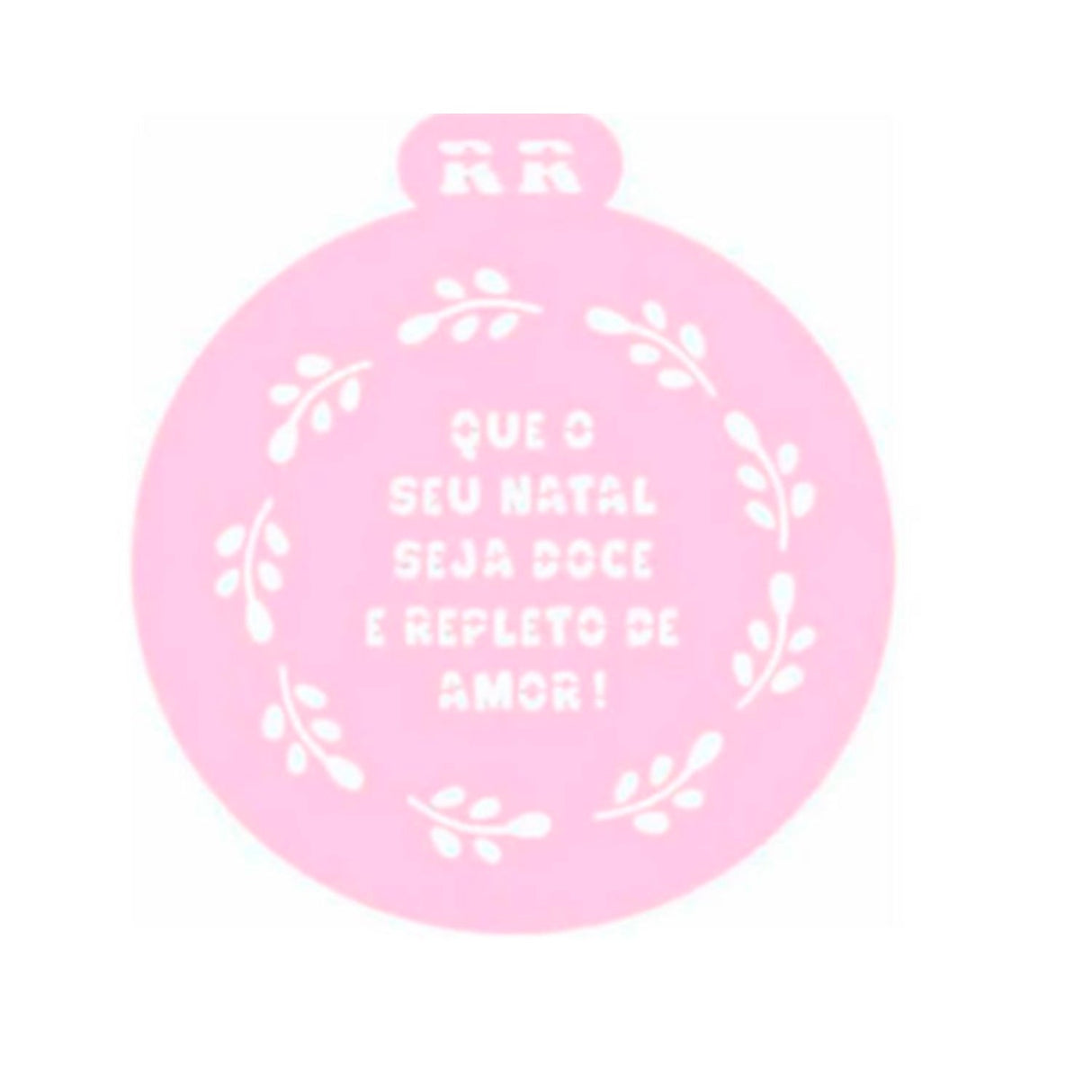 Stencil Frase Natalina 1 ( ref 4047 ) - R.R OLIVEIRA