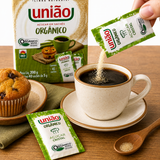 Açúcar Cristal Orgânico Sachê - Caixa 40x5g - União