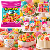 Gomets Goma Anel Ácido - 600g - Dori