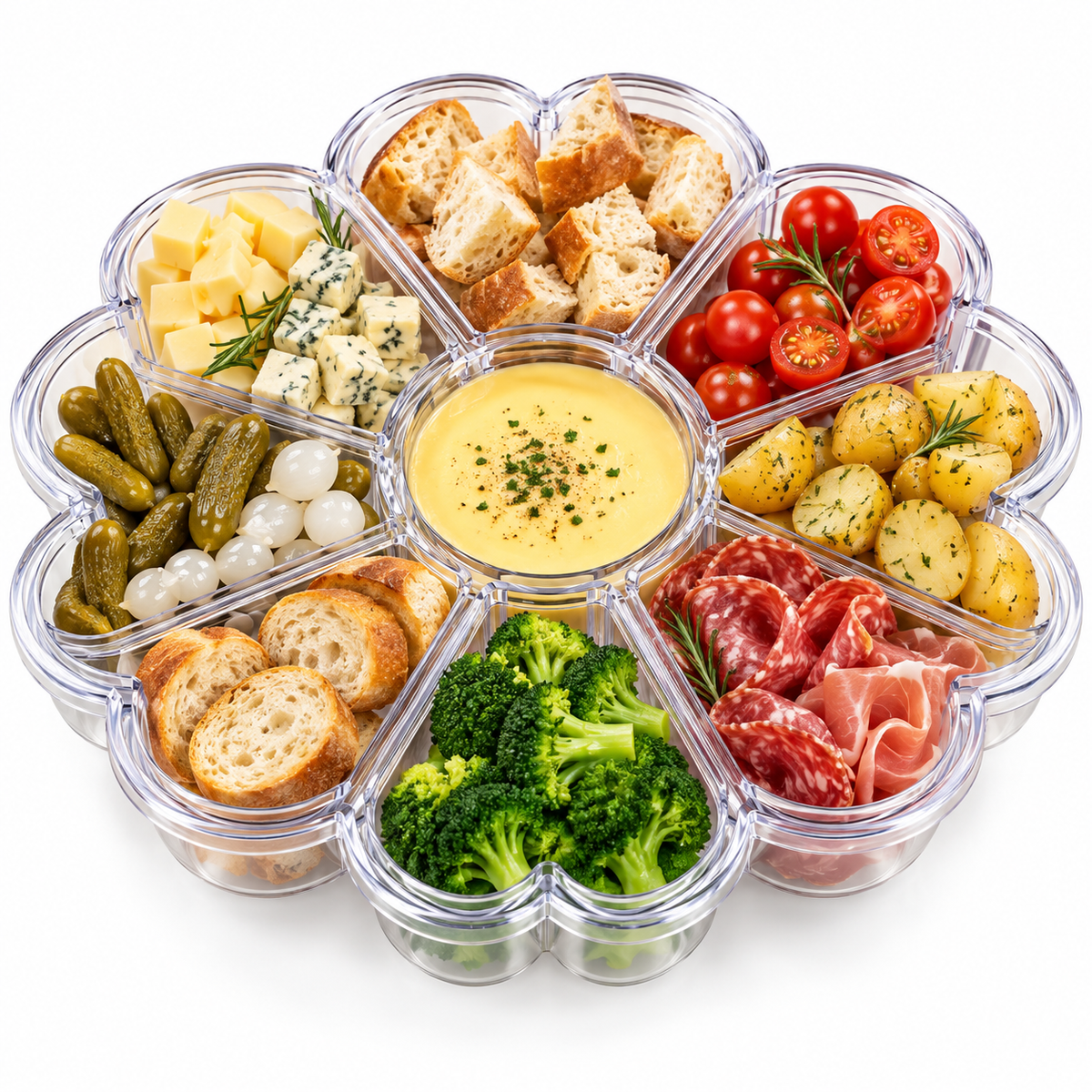 Fondue Box Flor de Corações - Petisqueira - Blue Star