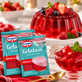 Gelatina em Pó Vermelha - 2 envelopes - 24g - Dr. Oetker