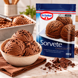 Preparo para Sorvete de Chocolate - 150g - Dr. Otker