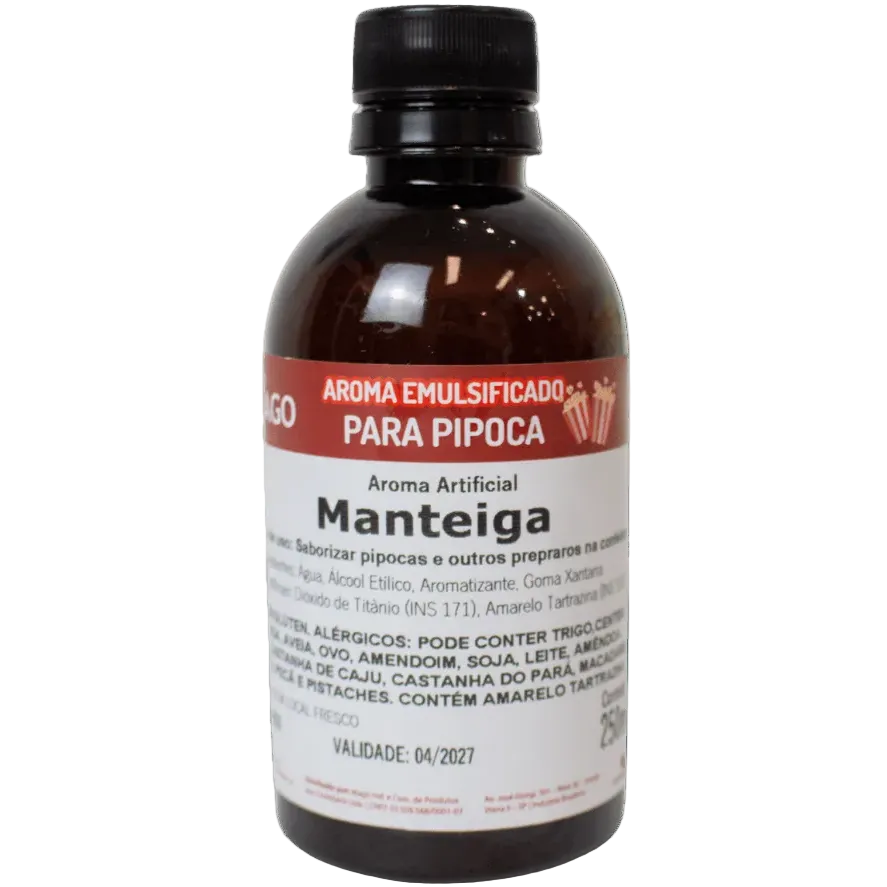 Aroma para Pipoca Manteiga - 250ml - Mago