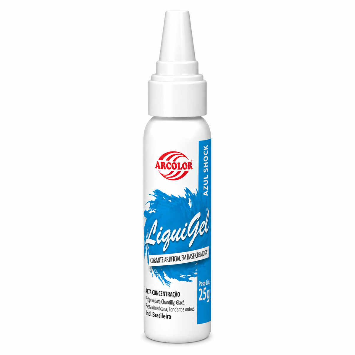 Corante Liquigel Azul Shock - 25g - Arcolor