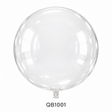 Balão Bolha Transparente - 25cm (QB1001) - Silver Festas