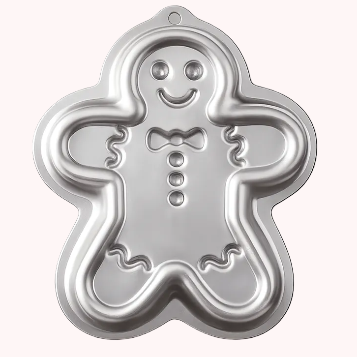 Forma Boneco de Natal 12,6x10,6x2,5cm - Caparroz