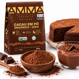 Cacau em Pó Orgânico 100% - 200g - Amma