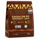 Cacau em Pó Orgânico 100% - 200g - Amma