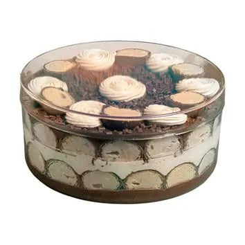 Cake Box Cristal Redonda com Tampa 1,5 l - Blue Star
