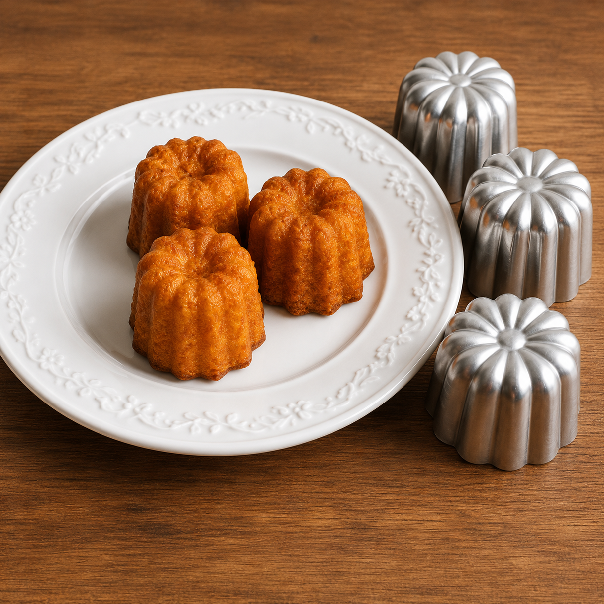 Forma  Canelé 5,5x4,5cm - c/6 un - Caparroz