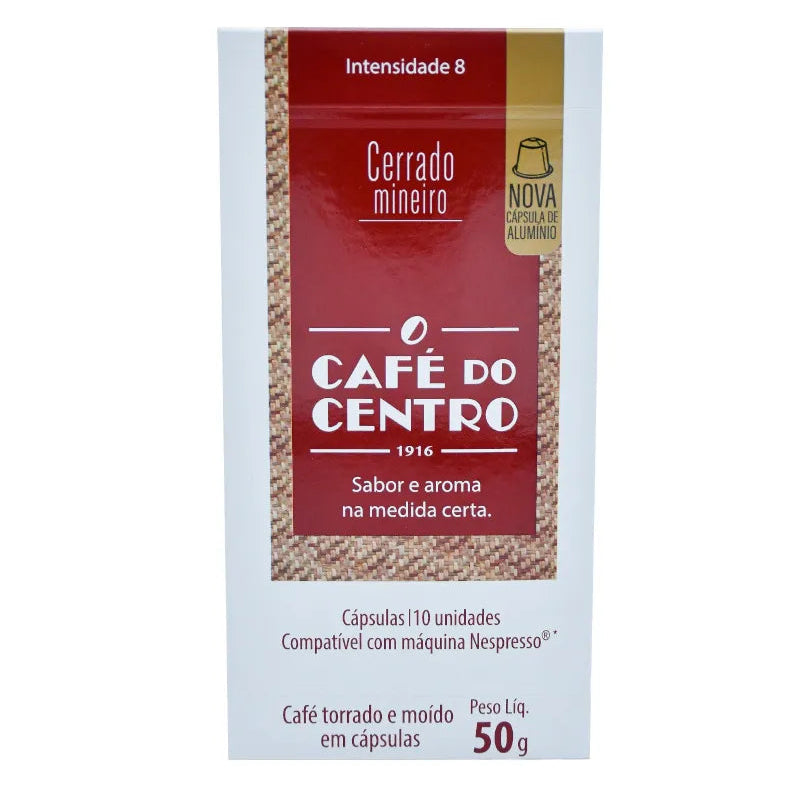 Cápsula Origem Cerrado - 10un - Café do Centro