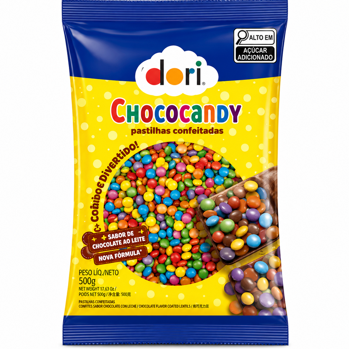 Chococandy Confete Colorido - 450g - Dori