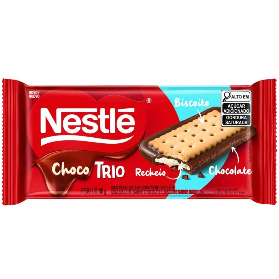 Chocotrio Ao Leite - 90g - Nestlé