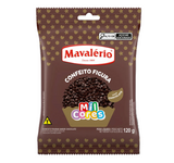 Confeito Figura Estrelinhas - Sabor Chocolate - 120g - Mavalério