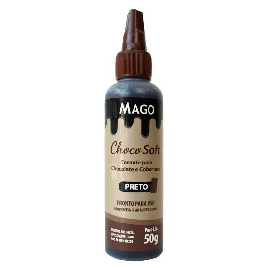Corante Choco Soft Preto - 50g - Mago