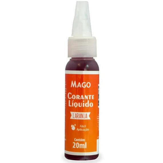 Corante Líquido Laranja - 20ml -Mago