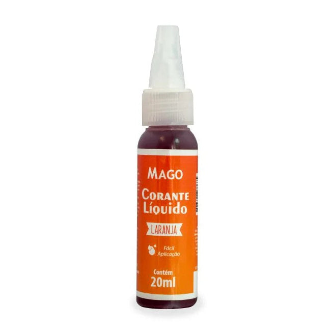 Corante Líquido Laranja - 20ml - Mago