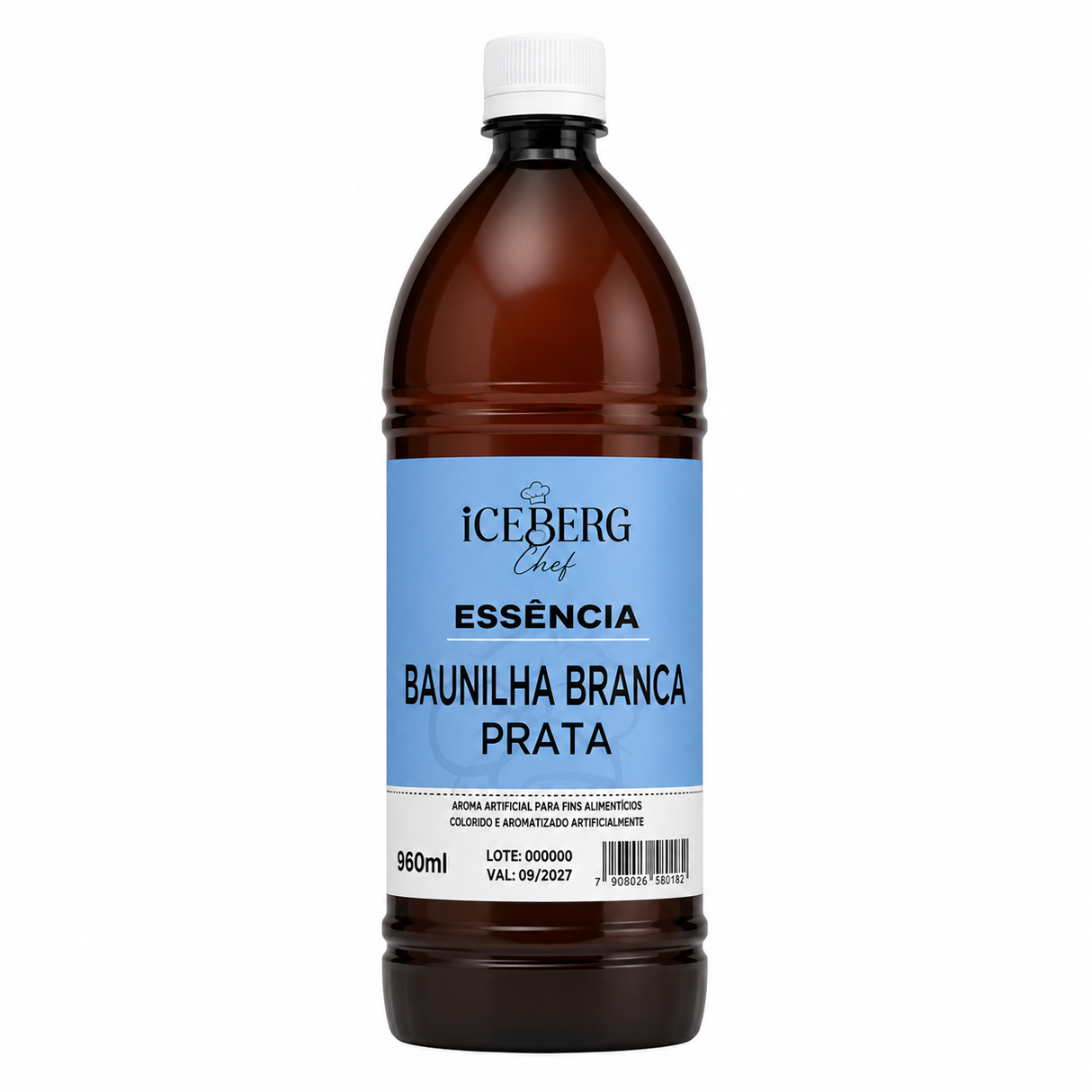 Essência Baunilha Branca Prata - 960ml - Iceberg