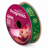 Fita Cetim Feliz Natal (ECF005H Cor 1120) - 22mmx10m - Fitas Progresso