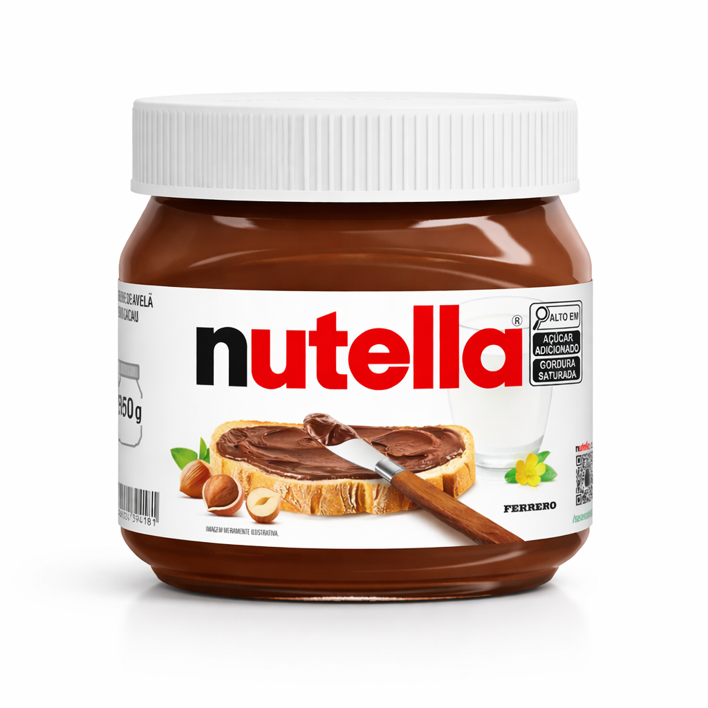 Creme De Avelã Ferrero Com Cacau 350G - Nutella