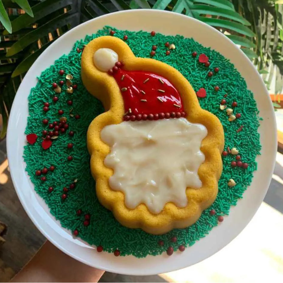 Forma Baillerine Papai Noel 21,5x14,5x4,5cm - Caparroz