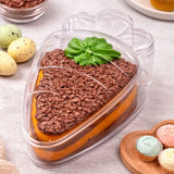 Cake Box Cristal Cenoura Com Tampa - 750ml - Blue Star