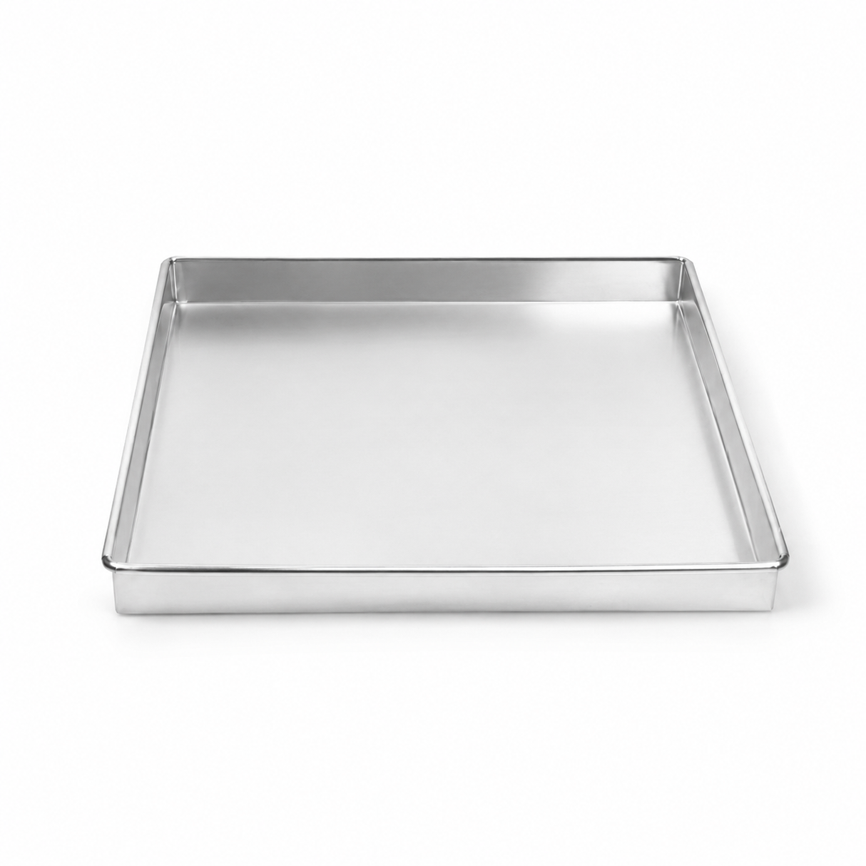 Forma Quadrada para Brownie Borda Estreita - 20x20x3 - Metasa