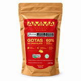 Chocolate Orgânico Gotas - 60% - 1kg - AMMA