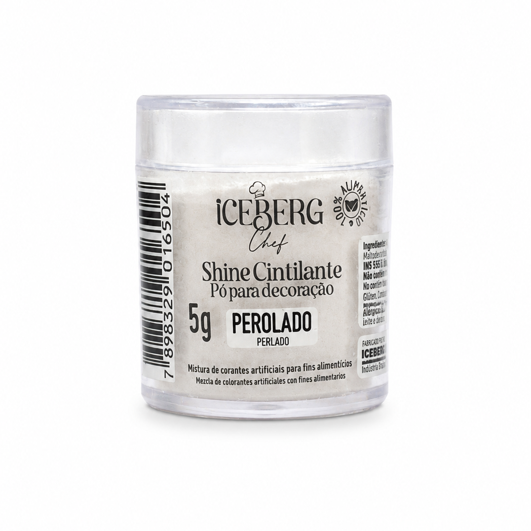 Pó Cintilante Perolado - 5g - Iceberg Chef