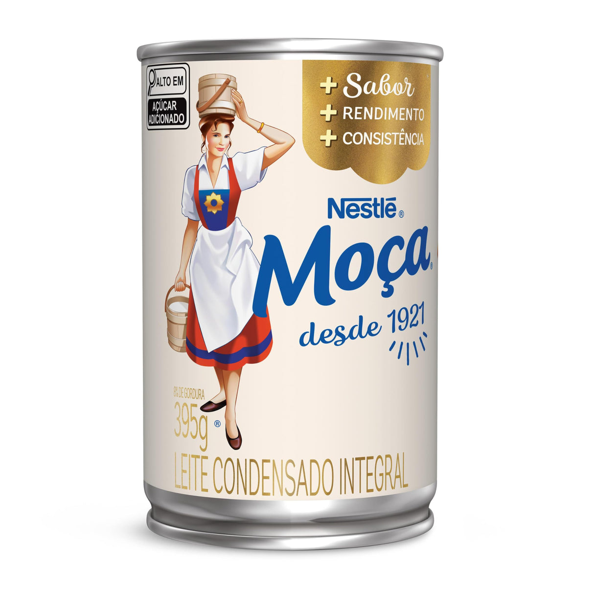 Leite Condensado Moça Tradicional Lata 395g - Nestlé
