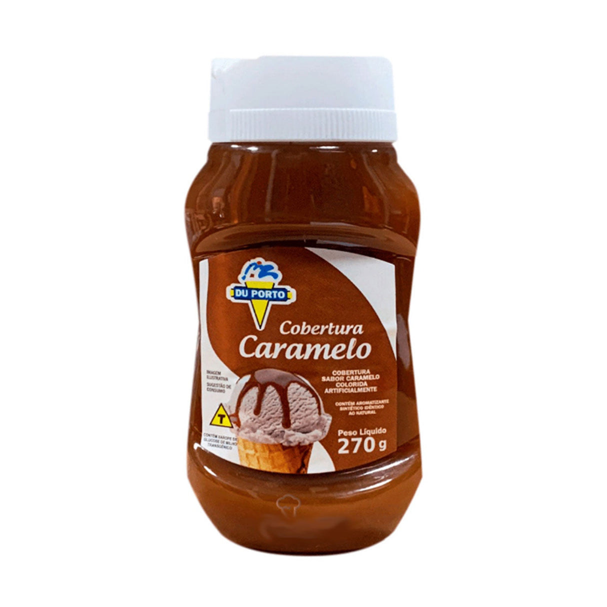 Cobertura Sabor Caramelo 270g - Du Porto