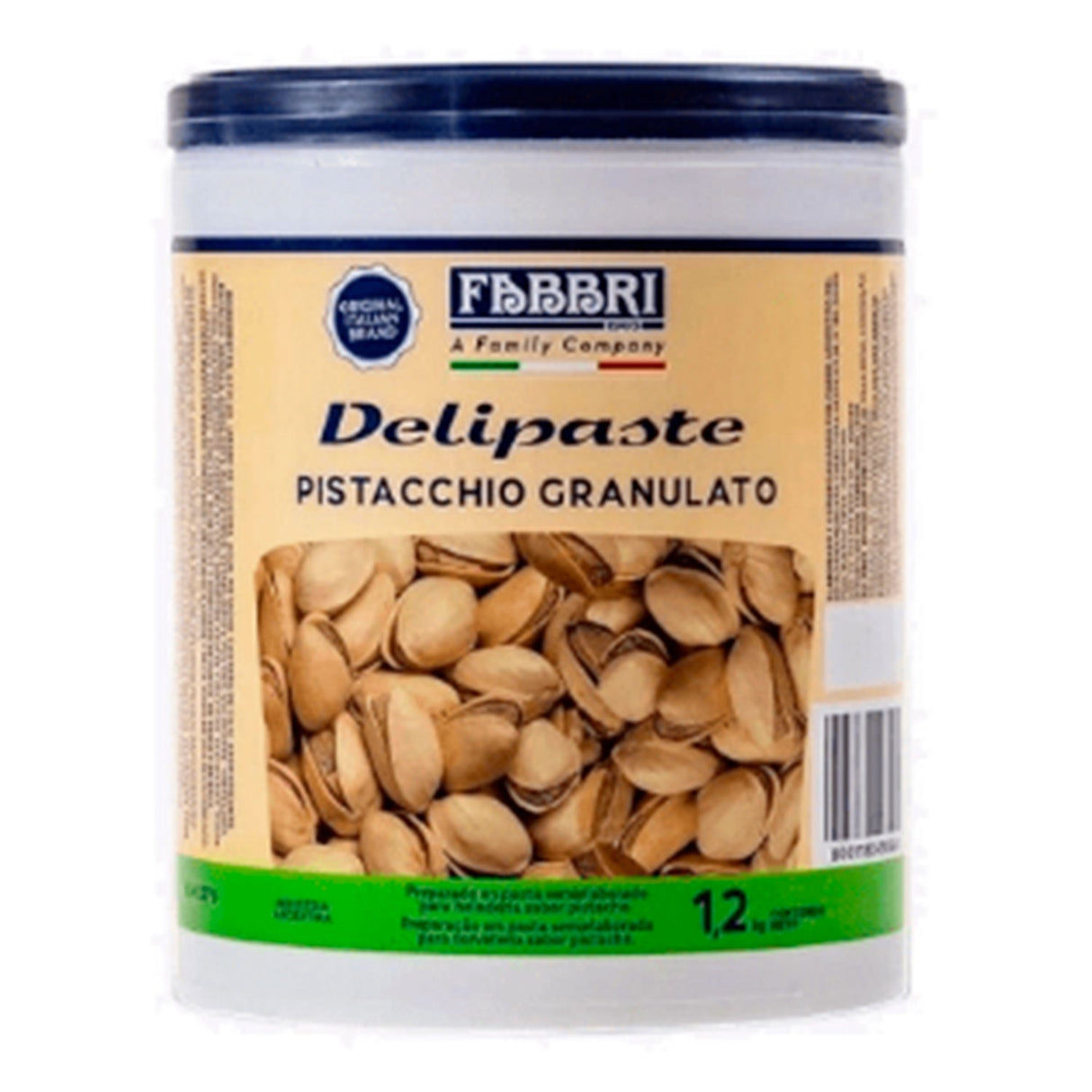 Pasta Delipaste Pistache Granulado 1,2Kg - Fabbri