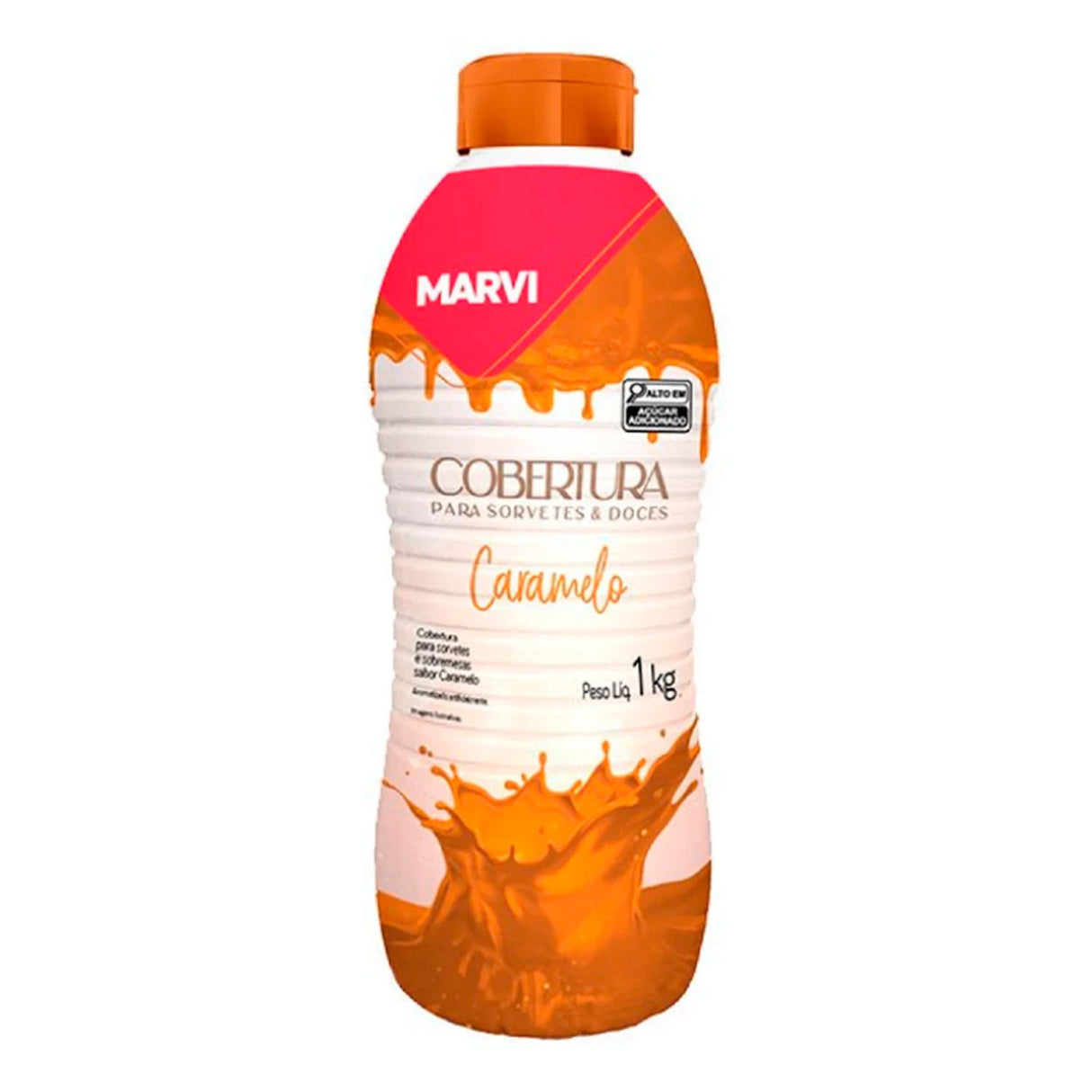 Cobertura Para Sorvete e Doces Caramelo 1kg - Marvi