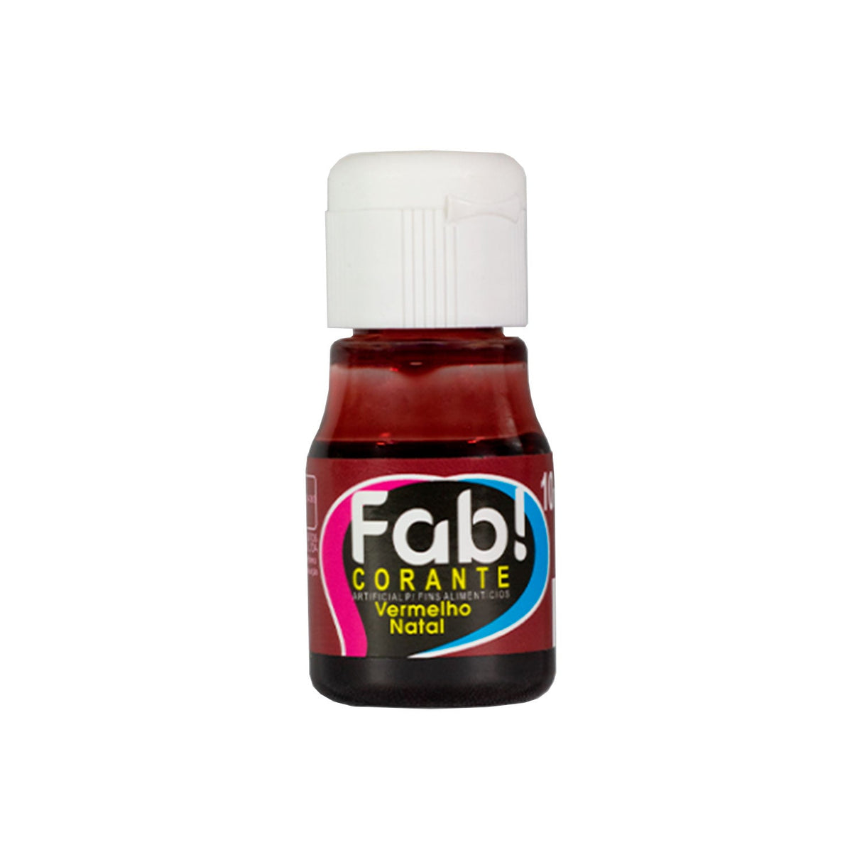 Corante Líquido Vermelho Natal 10ml - Fab!