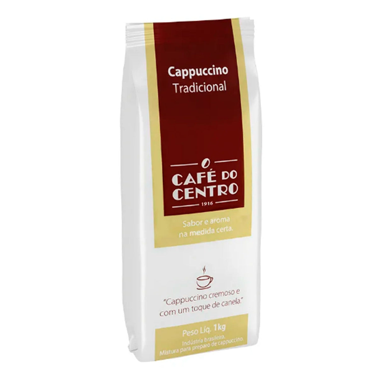 Cappuccino Tradicional 1Kg Com Canela - Café Do Centro