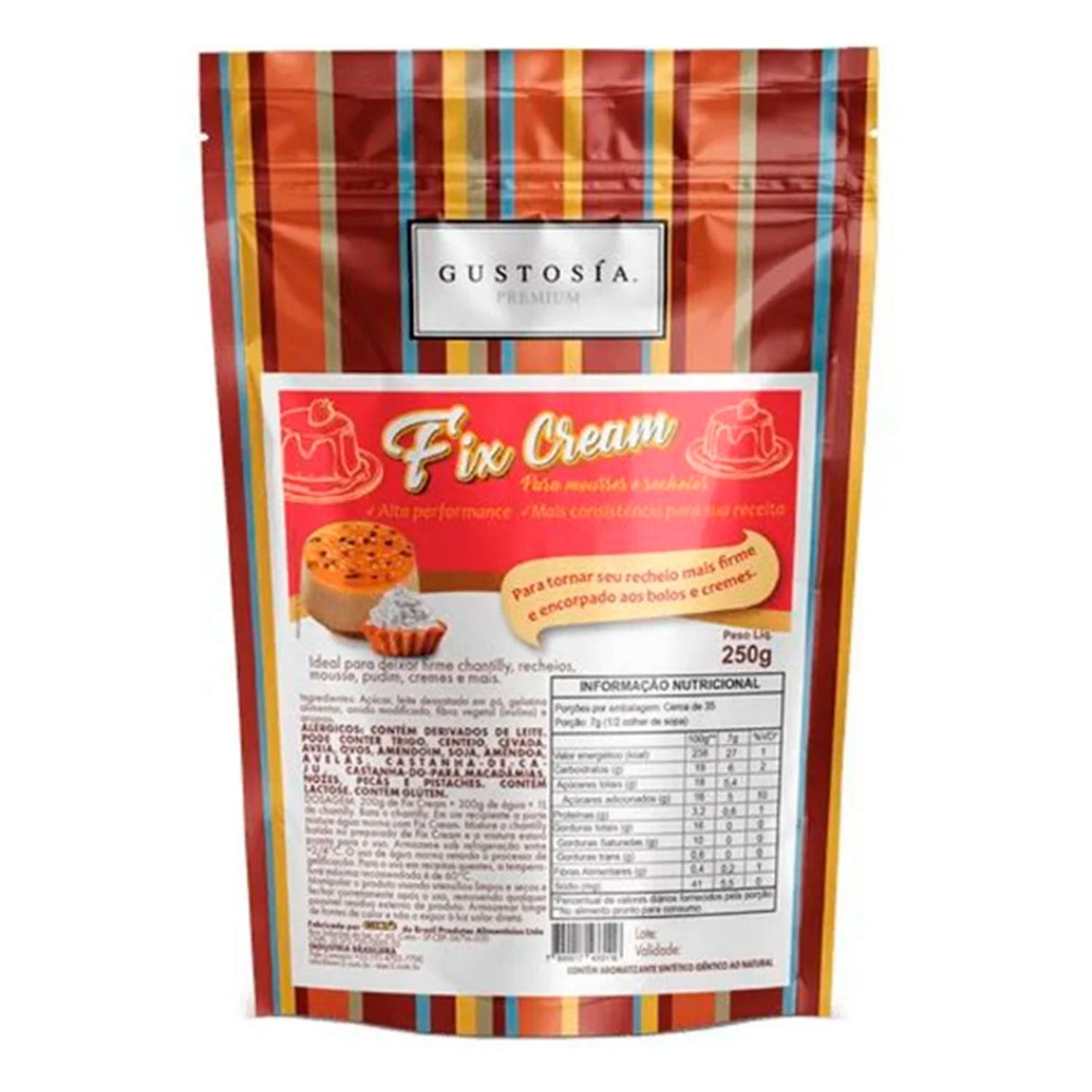 Fix Cream 250g Gustosia Premium - Mec3