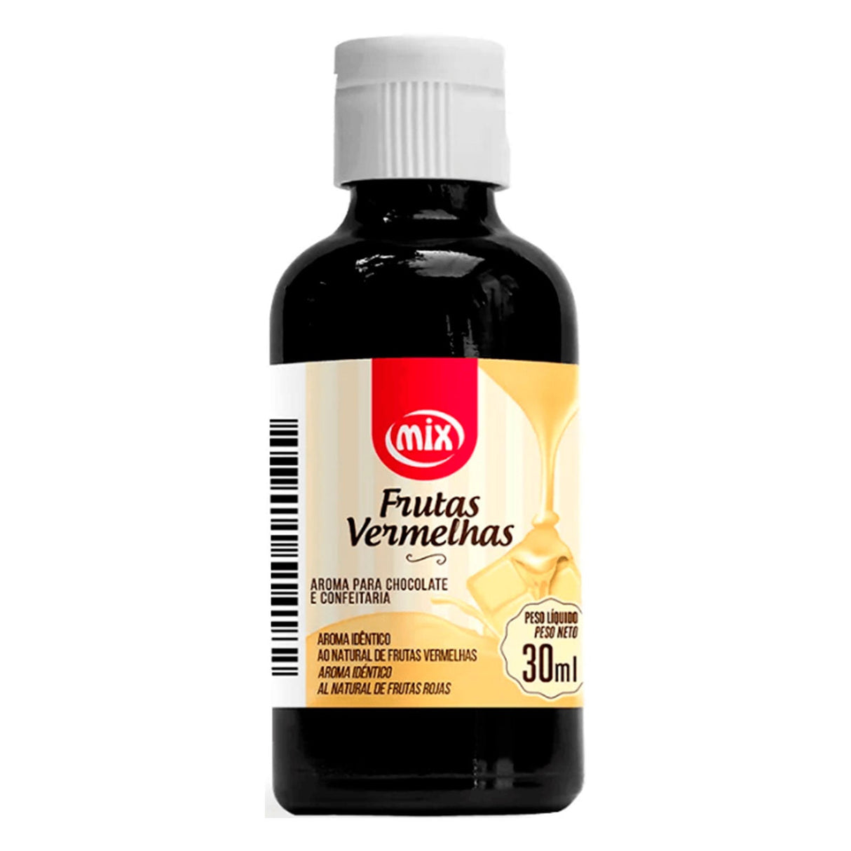 Aroma Para Chocolate E Confeitaria Sabor Frutas Vermelhas 30ml - Mix