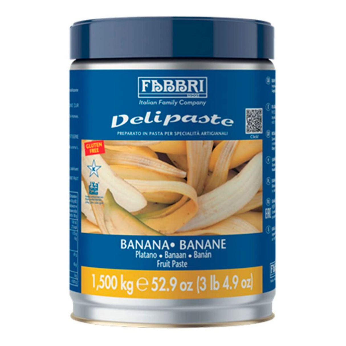 Pasta Delipaste Saborizante Banana 1,500Kg - Fabbri
