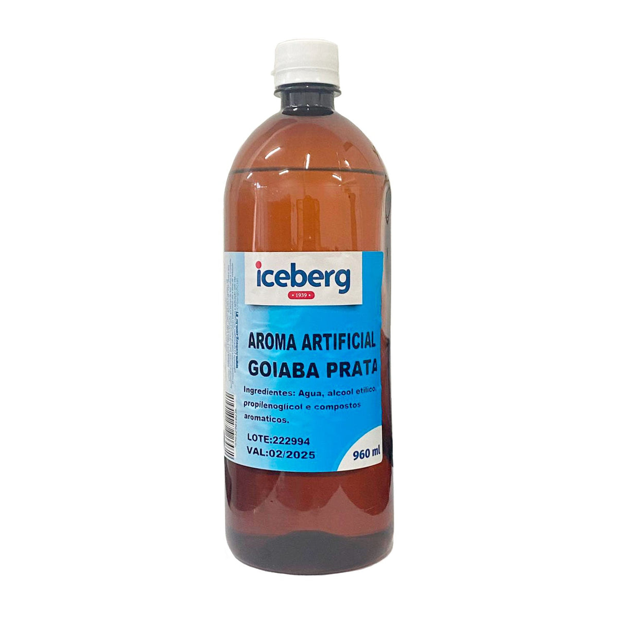 Essência Aroma Artificial De Goiaba Prata 960ml - Iceberg Chef