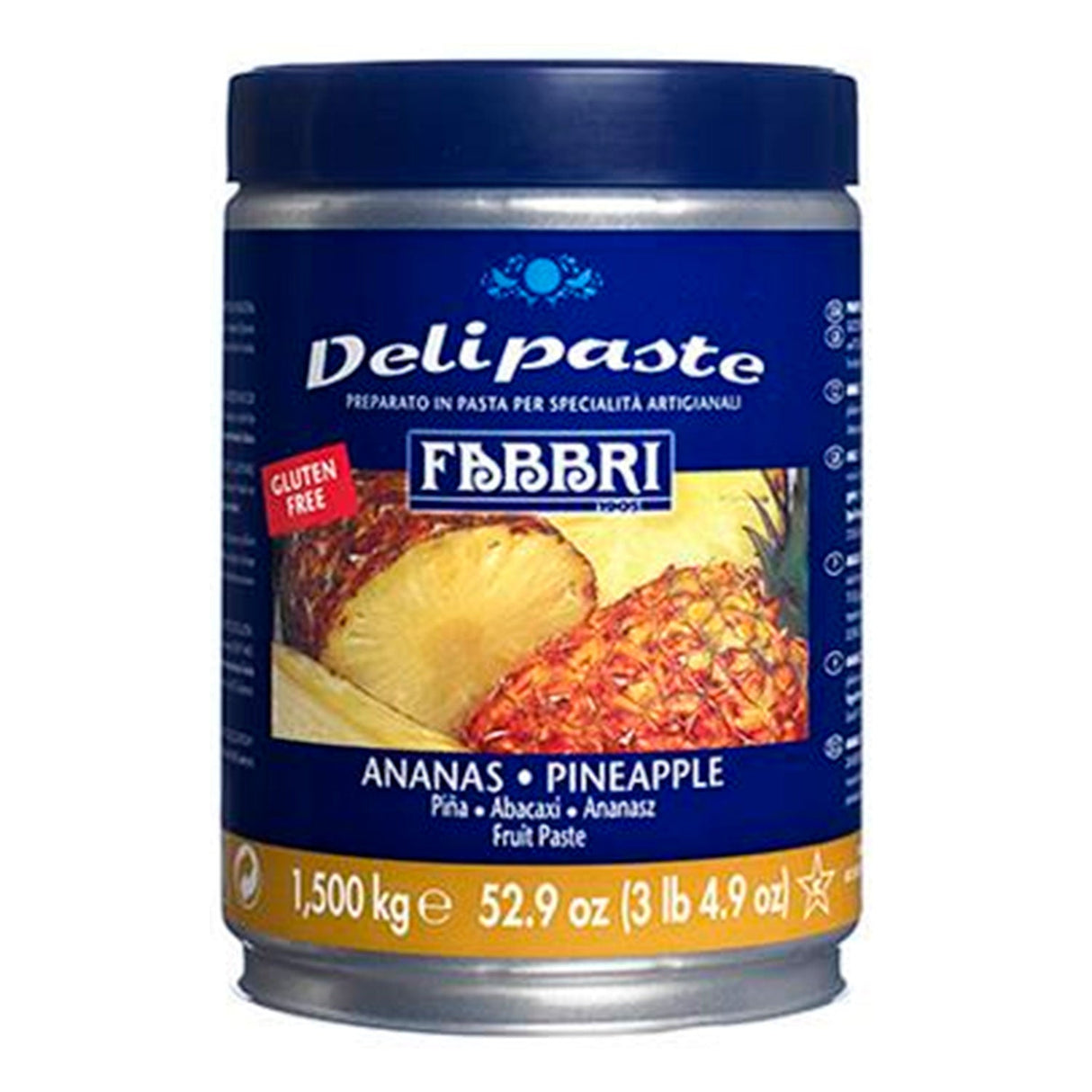 Pasta Saborizante Abacaxi Pineapple 1,5Kg - Fabbri