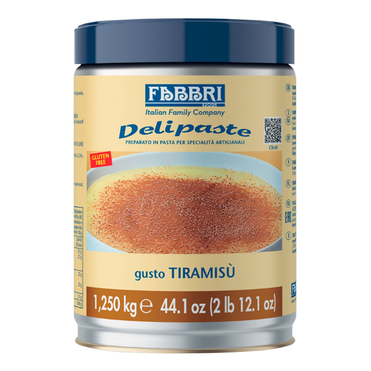 Pasta Delipaste Tiramissu 1,25Kg - Fabbri