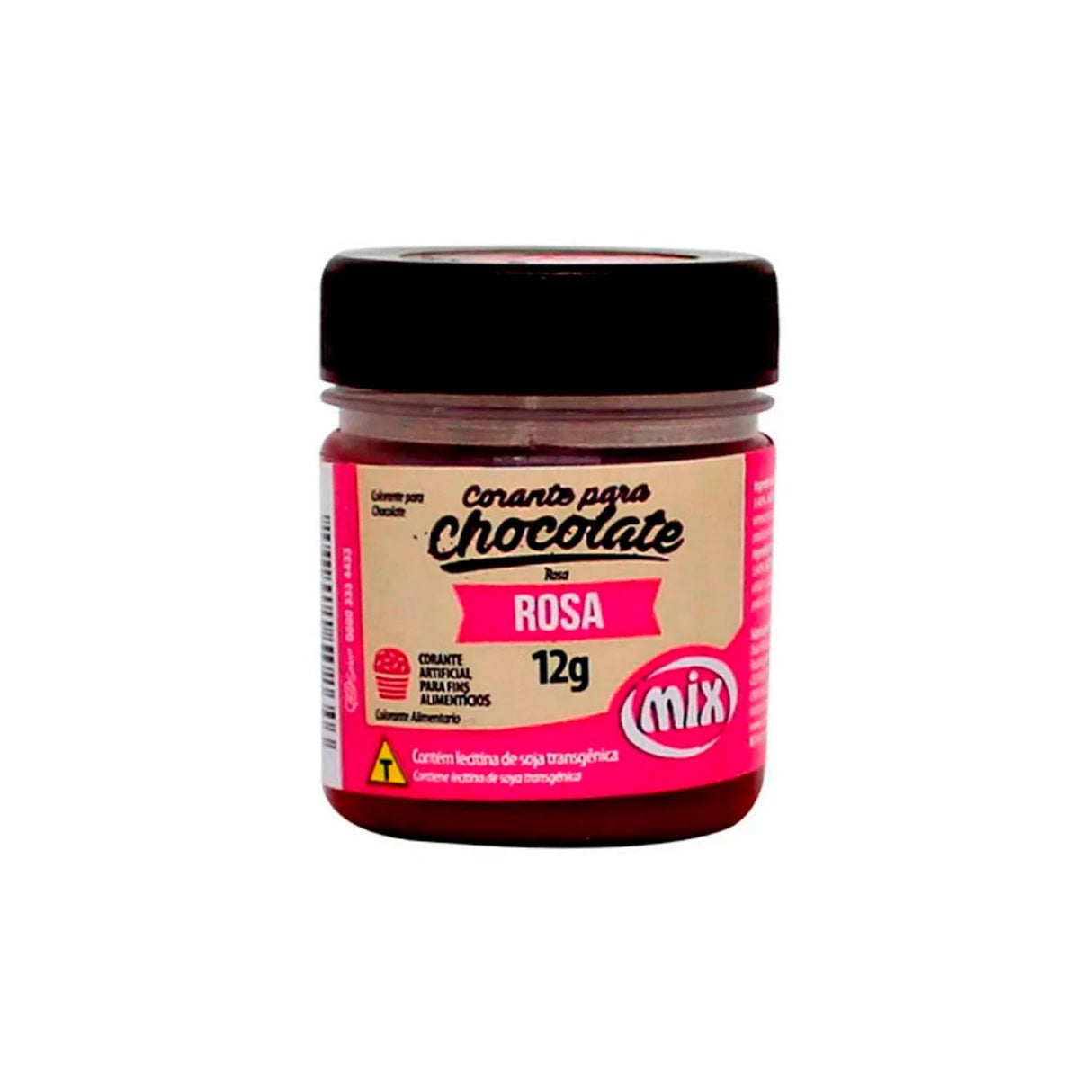 Corante Em Gel Para Chocolate Rosa 12g - Mix