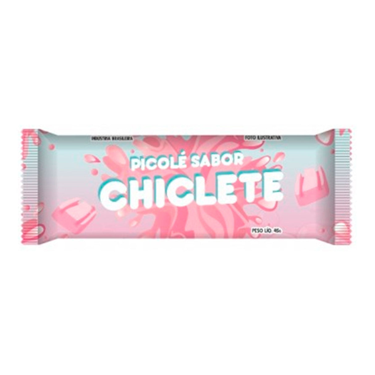 Embalagem Para Picolé - 7Cm X 19Cm - Chiclete - 245 Unid - Riacho