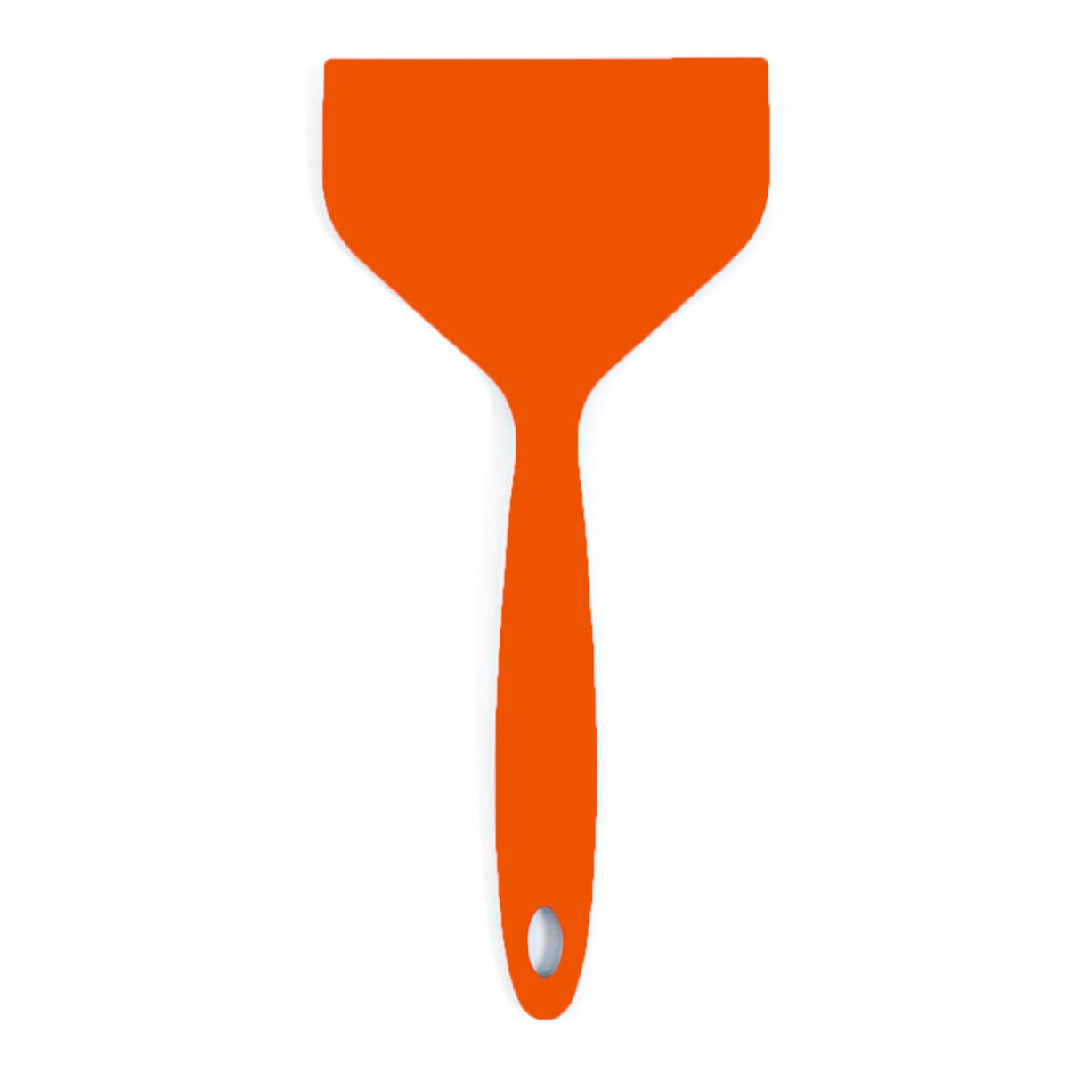 Espátula Larga de Silicone Laranja - Oikos