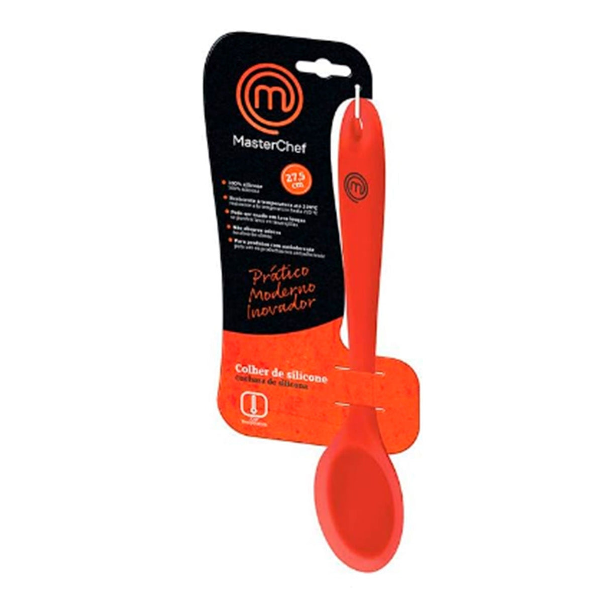 Colher De Silicone Vermelha 27,5cm ( MCF-G514 ) - Masterchef