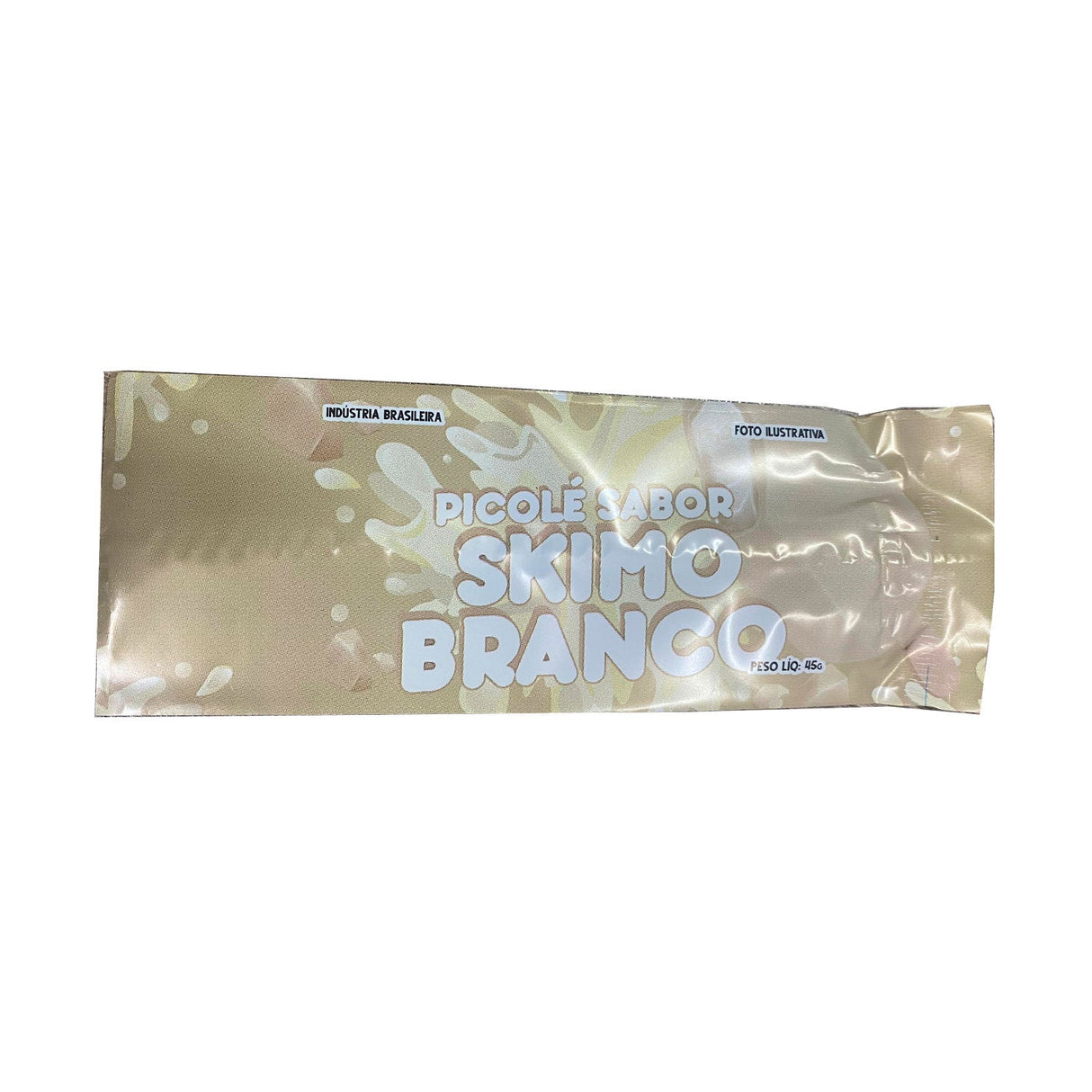 Embalagem para Picolé Sabor Skimo Branco 7Cm X 17,5 Cm - Riacho